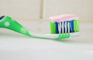 A primary ingredient in toothpaste.